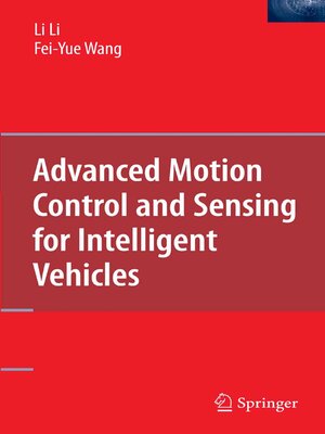 cover image of Advanced Motion Control and Sensing for Intelligent Vehicles